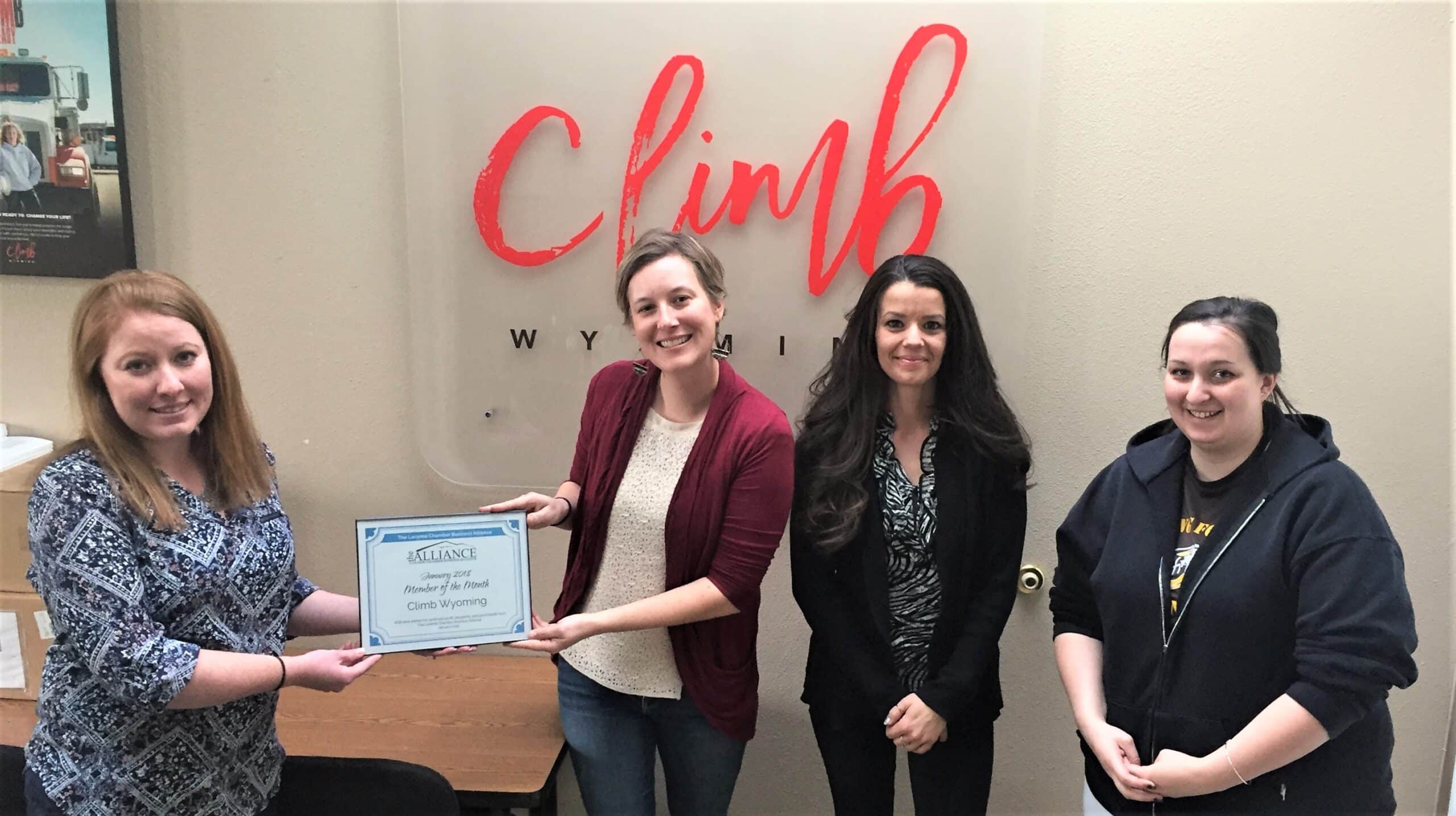 JANUARY BUSINESS OF THE MONTH: CLIMB WYOMING HELPING SINGLE MOMS, THE ECONOMY